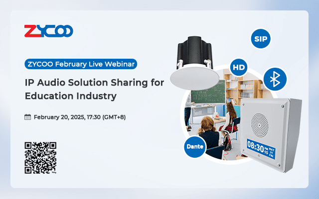 IP Audio Solution Sharing for Education Industry