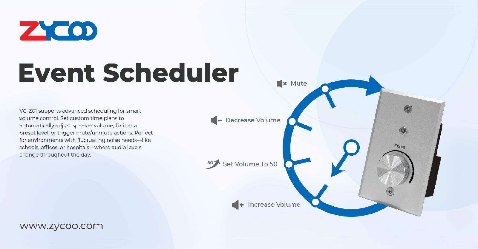 New Launch: ZYCOO VC-Z01 Network Volume Controller | News