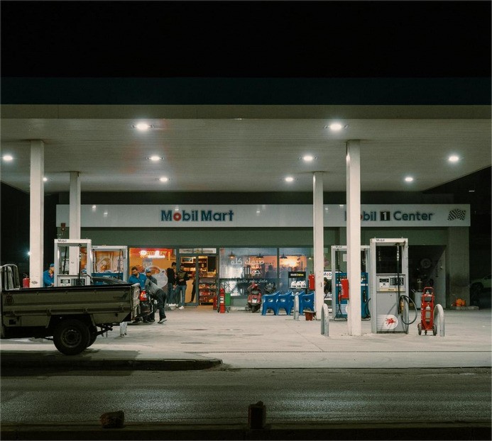 Convenience store speaker and call button