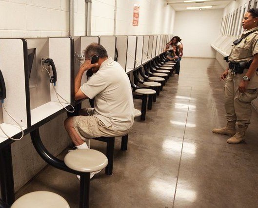 Visitor area speaker