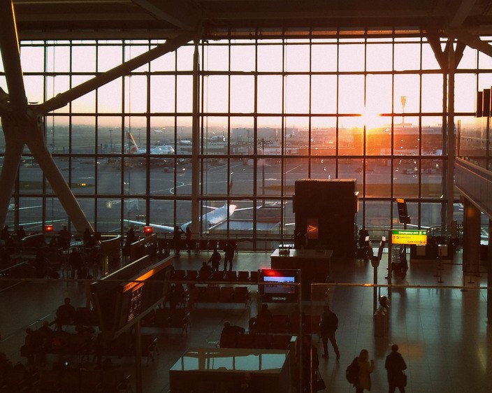 Speaker for airport waiting area
