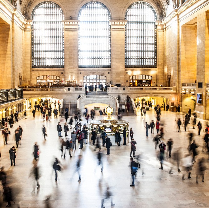 Speakers for station public area