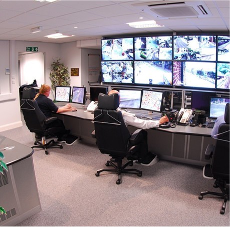 Dispatch console for safety room