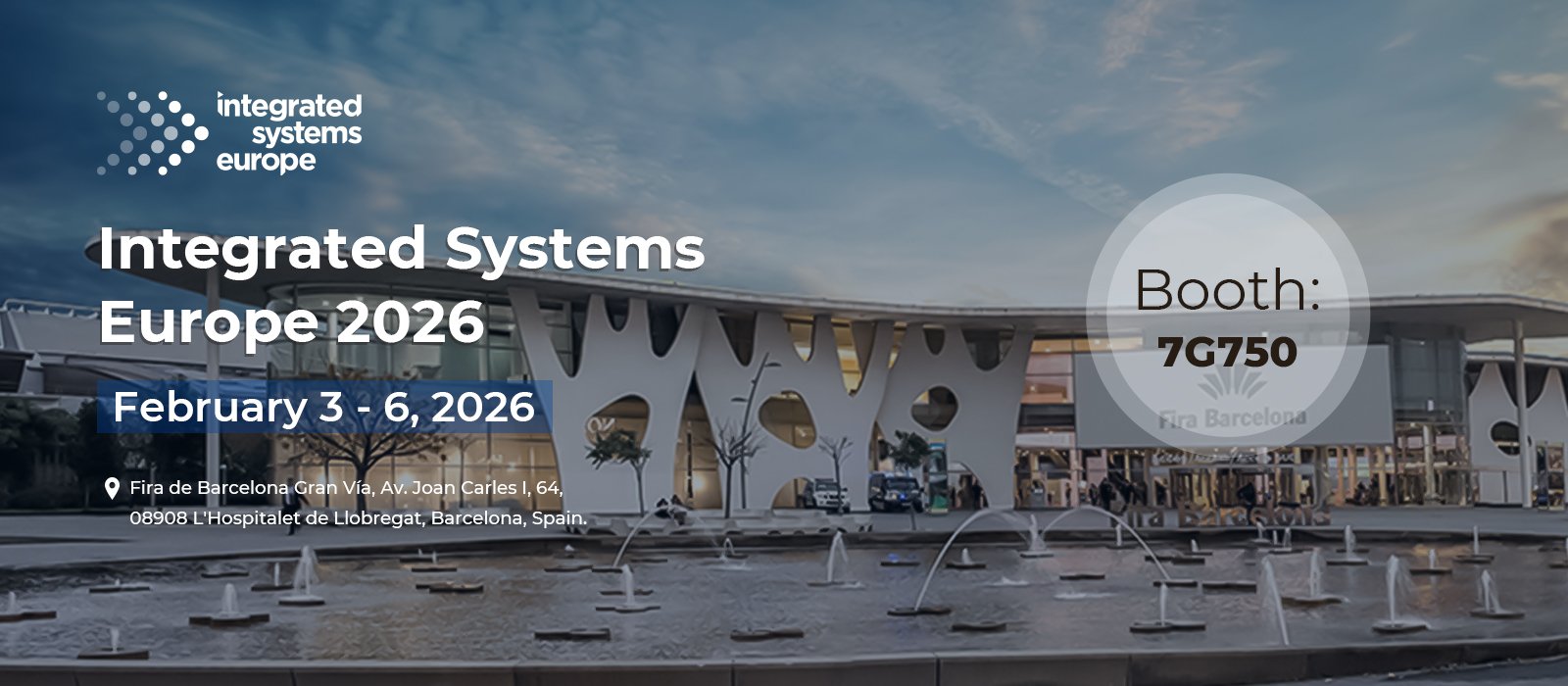 Join ZYCOO at ISE 2026 in Barcelona - February 3–6, 2026