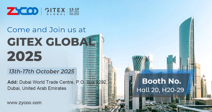 Join ZYCOO at GITEX GLOBAL 2025 in Dubai - October 13–17, 2025