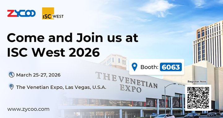 Join ZYCOO at ISC West 2026 in Las Vegas - March 25-27, 2026